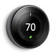 Black Google Nest Learning Thermostat