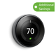 Google Nest Learning Thermostat - Black