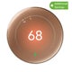 Google Nest Learning Thermostat (Gen 4) - Polished Gold
