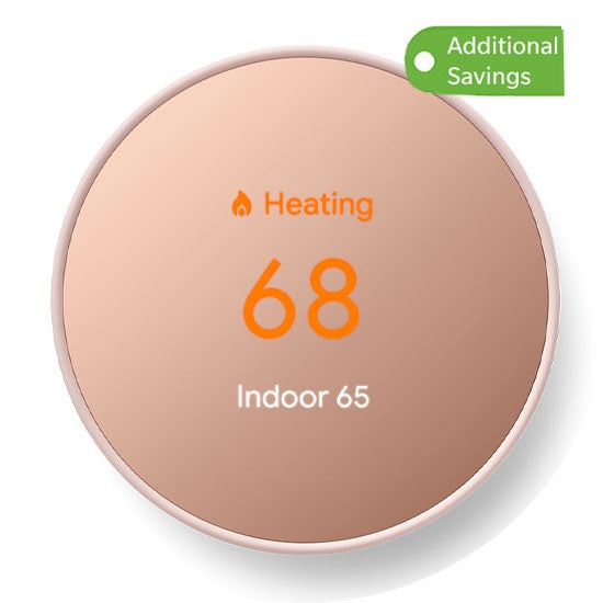Google Nest Thermostat Sand