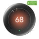 Google Nest Learning Thermostat (Gen 4) - Polished Silver