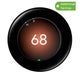 Google Nest Learning Thermostat (Gen 4) - Polished Obsidian