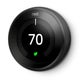 Google Nest Learning Thermostat Black