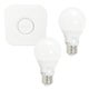 Philips Hue Smart Lighting Starter Kit, White Bulbs
