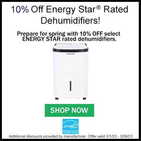 Save on dehumidifiers