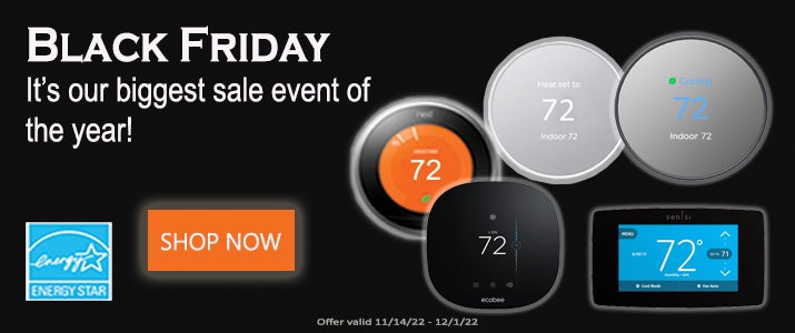 Shop Black Friday Thermostats!