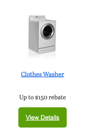 Clothes Washer Rebate