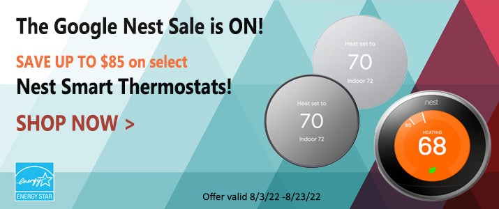 Great deals on Nest Thermostats!