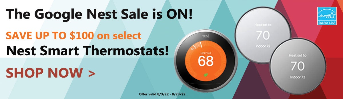 Shop the Google thermostat sale!