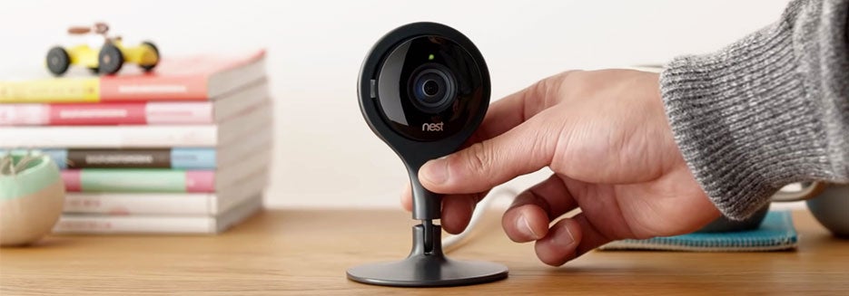 Nest Cam Indoor security camera is easy to use. Monitor home from anywhere.