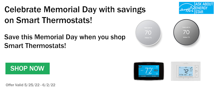 Shop the Memorial Day thermostat sale!